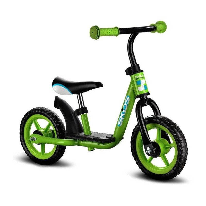 Draisienne avec repose-pieds - Vert - SKIDS CONTROL