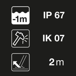 Lampe frontale étanche - PETZL - ARIA 1 - 350 lumens - 3 piles AAA/LR03 inclu...