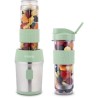 Mini blender - H.KoeNIG - SMOO18 - 300 W - 570 mL - Vert pastel - 2 gourdes i...