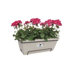 ELHO Jardiniere BARCELONA XL ALLIN1 - L 33.5 x l 54.5 x H 23 cm - Taupe