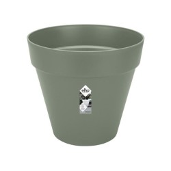 ELHO Pot de fleurs Loft Urban - Plastique - Réservoir - Ø48,5x 44,5cm - Vert