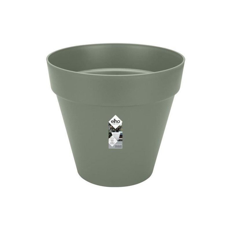 ELHO Pot de fleurs Loft Urban - Plastique - Réservoir - Ø48,5x 44,5cm - Vert