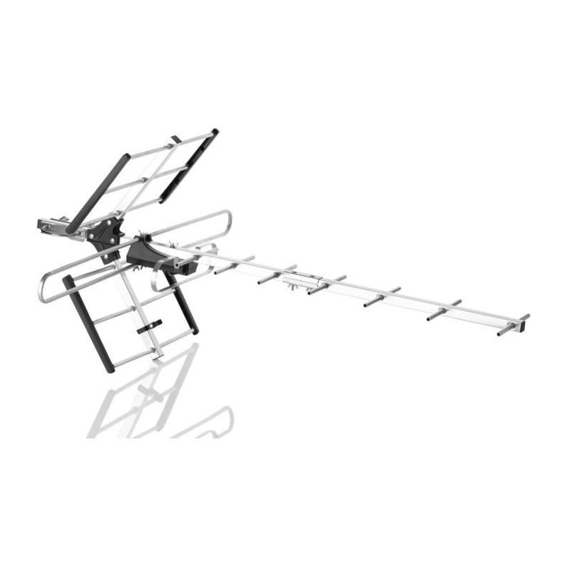 Antenne TV Extérieure ONE FOR ALL SV9357 Professional Line VHF/UHF amplifiée,...