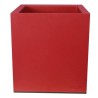 Bac a fleurs RIVIERA Granit - 39,5x39,5x44,5 cm - 38 L - Rouge