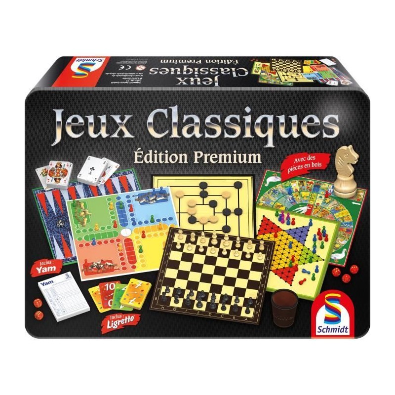 Coffret Premium Boite Métal - Jeux de Société - SCHMIDT SPIELE - Découvrez un...