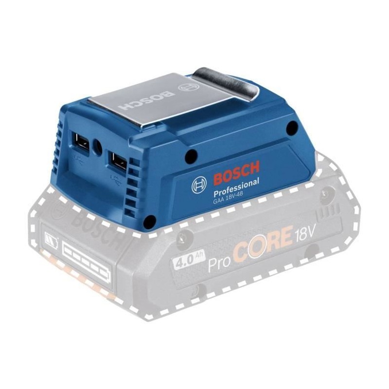 Batterie Bosch Professional Adaptateur de charge USB GAA 18V-48 -
