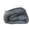 ABEIL Couette chaude Bicolore - 140 x 200 cm - Blanc et gris