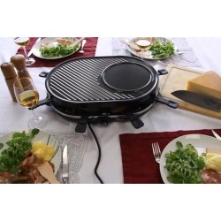 Appareil a raclette 3-en-1 - LITTLE BALANCE - Multi Cheese - 8 personnes - 12...