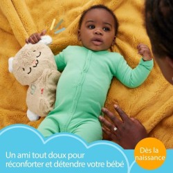 Fisher-Price-Mon Lapin Câlin - Peluche veilleuse - Jouet d'éveil -