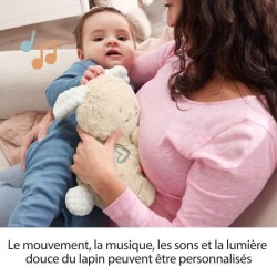 Fisher-Price-Mon Lapin Câlin - Peluche veilleuse - Jouet d'éveil -