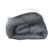 ABEIL Couette chaude Bicolore - 140 x 200 cm - Blanc et gris