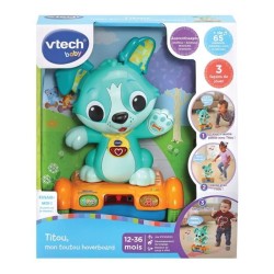 VTECH BABY - Titou, Mon Toutou Hoverboard - Chien Malicieux a 3 Roues