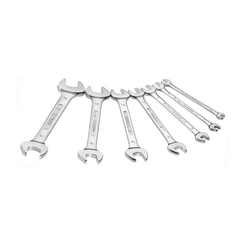 Coffret de 7 Clés a Fourches - FACOM - 44.J7PB - 14 ouvertures de 6 a 19mm