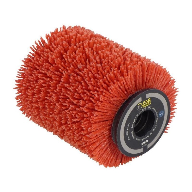 Brosse nylon abrasifs - FARTOOLS - Ø80mm L 100mm - Pour décrasser/dégriser/ne...