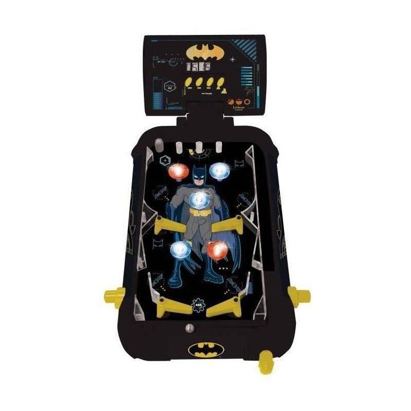 Flipper Électronique Batman - LEXIBOOK - Affichage digital des scores et effe...