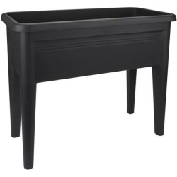 ELHO Table de culture XXL Green Basics - 75,5 x 36,5 x 65,1 cm - Noir vif