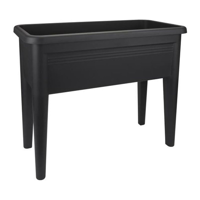 ELHO Table de culture XXL Green Basics - 75,5 x 36,5 x 65,1 cm - Noir vif