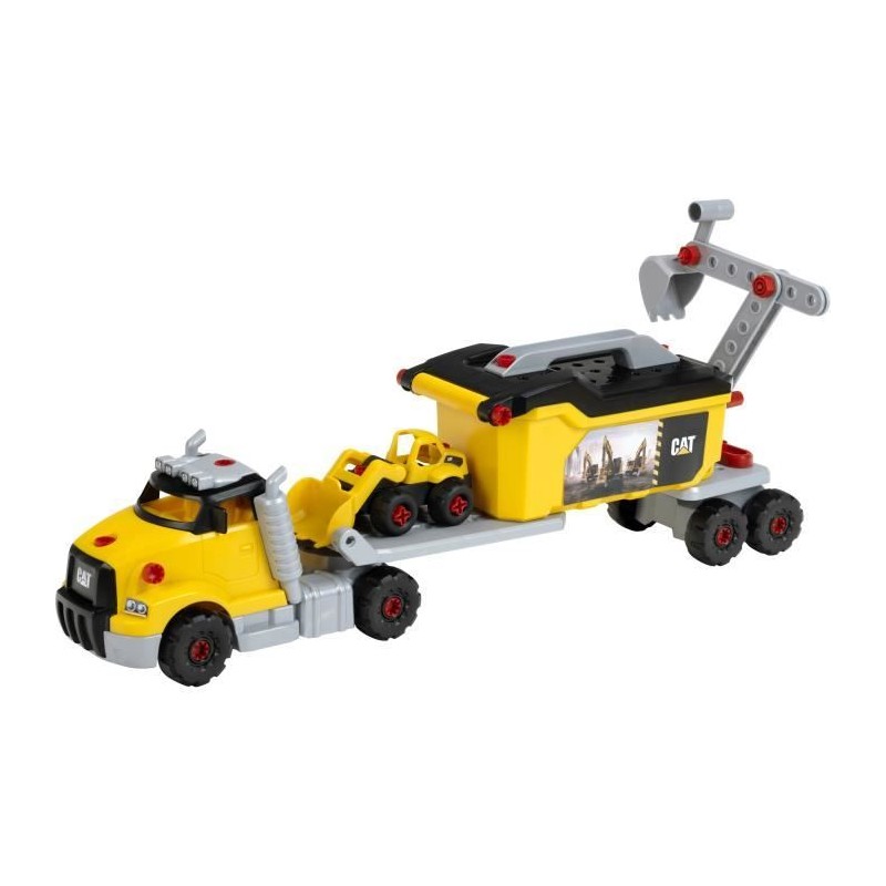 Jouet de construction - KLEIN - Camion a monter 4 en 1 Caterpillar - Mixte - ...