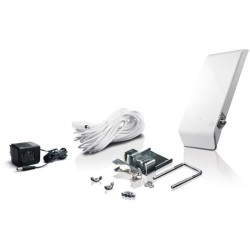 Antenne TV Extérieure amplifiée full HD ONE FOR ALL , filtre 5G, plastique ha...