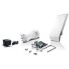 Antenne TV Extérieure amplifiée full HD ONE FOR ALL , filtre 5G, plastique ha...