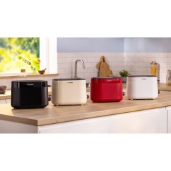Toaster - BOSCH -  TAT2M124 MyMoment - Rouge - 2 tranches - centrage