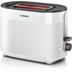 Toaster - BOSCH -  TAT2M121 MyMoment - Blanc - 2 tranches - centrage