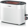 Toaster - BOSCH -  TAT2M121 MyMoment - Blanc - 2 tranches - centrage