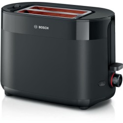 Toaster - BOSCH -  TAT2M123 MyMoment - Noir - 2 tranches - centrage