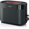 Toaster - BOSCH -  TAT2M123 MyMoment - Noir - 2 tranches - centrage