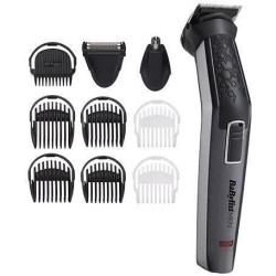 Tondeuse multifonction Babyliss MEN MT727E - 10 en 1 - lames en carbone-titan...