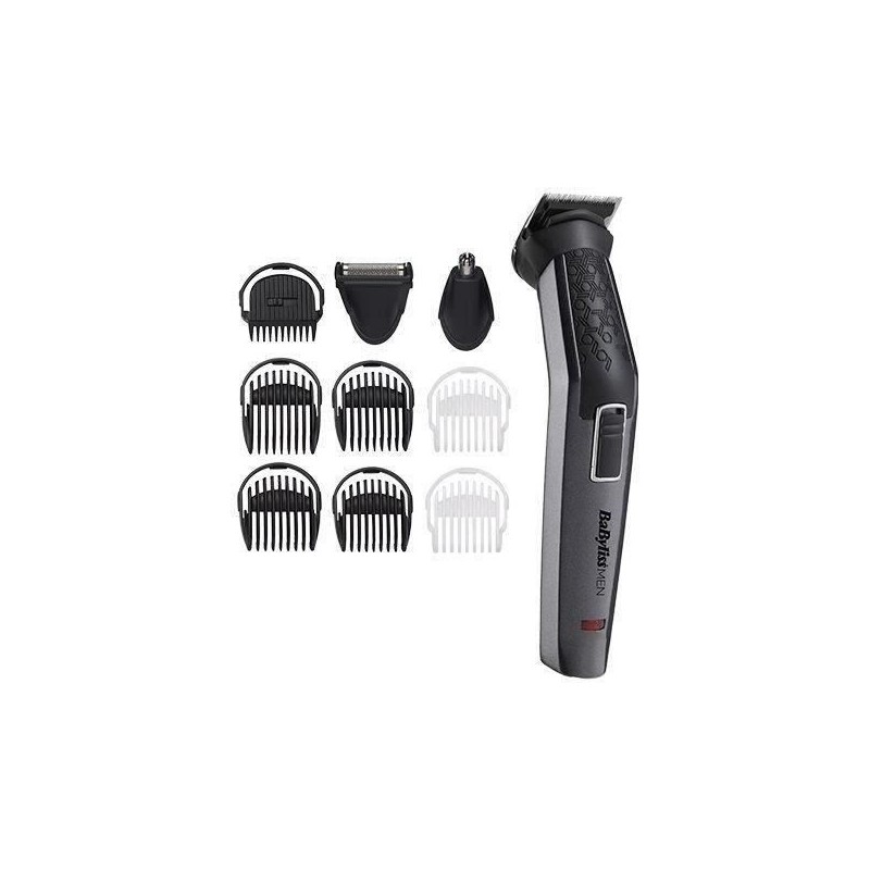 Tondeuse multifonction Babyliss MEN MT727E - 10 en 1 - lames en carbone-titan...