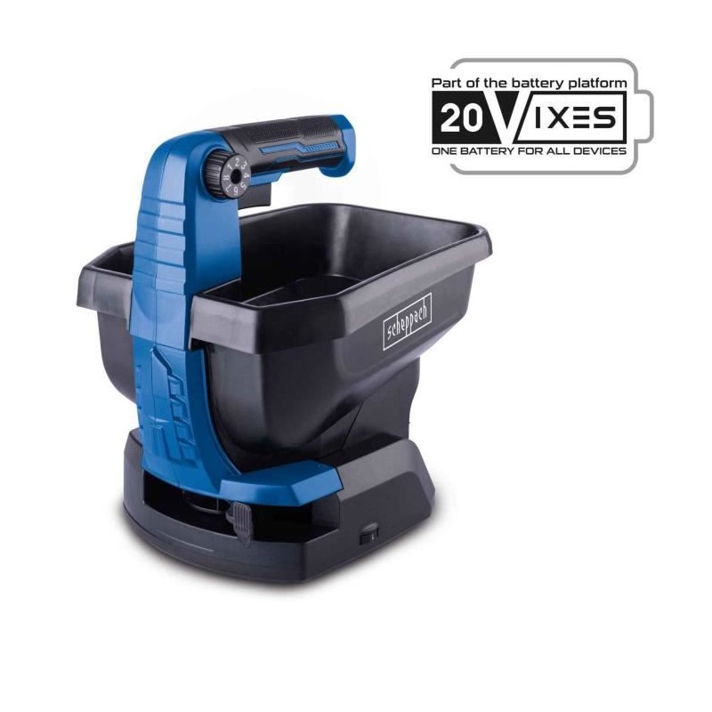 Epandeur sans fil C-GSP800-X - bac de 3,5L + capacité de surface 800m2 - SCHE...