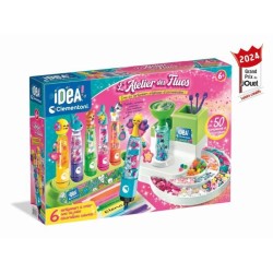 Clementoni- Atelier des fluos - Crée 10 surligneurs fluos - Fabriqué