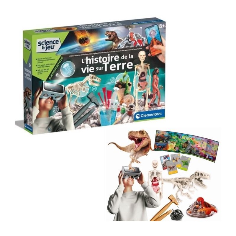 Clementoni - Sciences et jeu - L'histoire de la vie sur Terre -