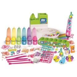 Clementoni- Atelier des fluos - Crée 10 surligneurs fluos - Fabriqué