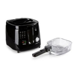 Friteuse électrique classique - DOMO DO461FR - 2.5L - Noir - Thermostat régla...