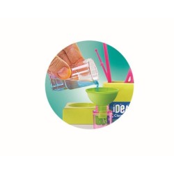 Clementoni- Atelier des fluos - Crée 10 surligneurs fluos - Fabriqué