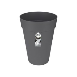ELHO Pot de fleurs Loft Urban rond Haut - Ø 42 x H 56 cm - Extérieur - 100% r...
