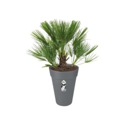 ELHO Pot de fleurs Loft Urban rond Haut - Ø 42 x H 56 cm - Extérieur - 100% r...