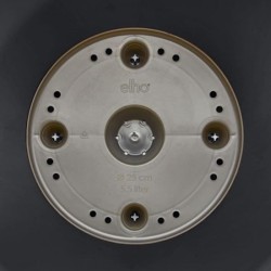 ELHO Pot de fleurs Loft Urban rond Haut - Ø 42 x H 56 cm - Extérieur - 100% r...