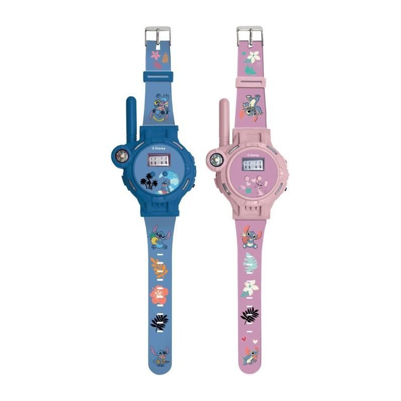Montre digitale Stitch avec fonction talkie-walkie portée jusqu'a 200 m