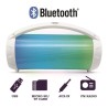 FLASHBOOM Enceinte Bluetooth portable entierement lumineuse avec micro filair...
