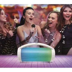 FLASHBOOM Enceinte Bluetooth portable entierement lumineuse avec micro filair...