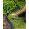 Ancres pour bordure de jardin en polypropylene - NATURE - H 26,7 x 1,9 x 1,8 ...