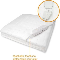 Surmatelas chauffant - MEDISANA - HU 662 - 2 zones chauffantes - Lavable - 6 ...