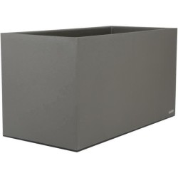 Bac a fleurs - RIVIERA - GRANIT - 59X29,5X33,5 cm - Gris