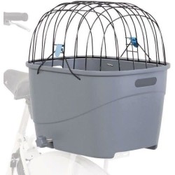 TRIXIE Panier pour porte-bagages en plastique et métal - 36 x 47 x 46 cm - Gr...