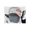 TRIXIE Panier pour porte-bagages en plastique et métal - 36 x 47 x 46 cm - Gr...