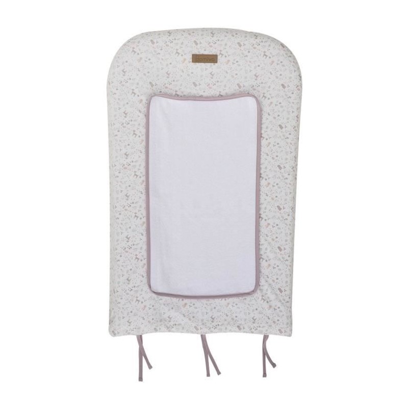 Matelas a langer + Housse avec 1 éponge imperméable - DOMIVA - LILAS