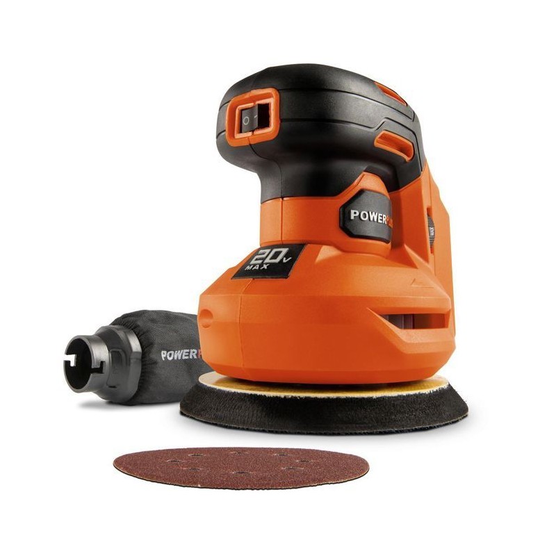 Ponceuse excentrique sans fil 20V Ø125 - DUAL POWER POWDP50400